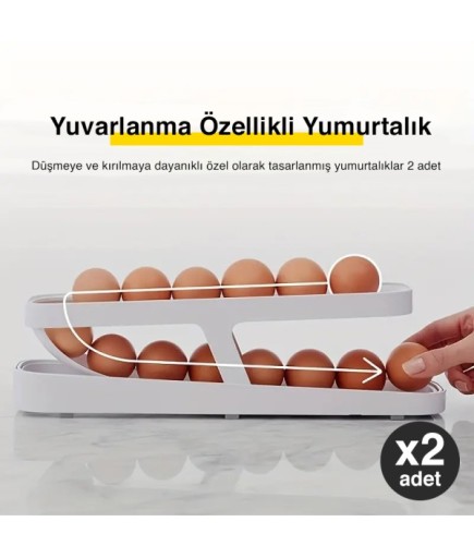 Otomatik Şekilde Yuvarlanan Yumurtalık 2'li